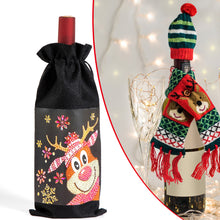 Load image into Gallery viewer, DIY Special Drill Diamond Painting Christmas Wine Bottle Covers (TB010B)
