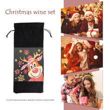 Load image into Gallery viewer, DIY Special Drill Diamond Painting Christmas Wine Bottle Covers (TB010B)
