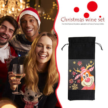 Load image into Gallery viewer, DIY Special Drill Diamond Painting Christmas Wine Bottle Covers (TB010B)
