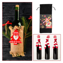 Load image into Gallery viewer, DIY Special Drill Diamond Painting Christmas Wine Bottle Covers (TB010B)
