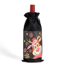 Load image into Gallery viewer, DIY Special Drill Diamond Painting Christmas Wine Bottle Covers (TB010B)

