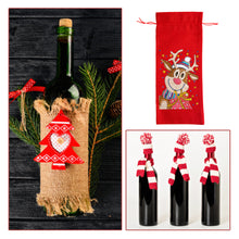 Load image into Gallery viewer, DIY Special Drill Diamond Painting Christmas Wine Bottle Covers (TB011)
