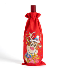 Load image into Gallery viewer, DIY Special Drill Diamond Painting Christmas Wine Bottle Covers (TB011)
