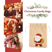 Load image into Gallery viewer, 5D DIY Diamond Painting Christmas Linen Gift Bag Cartoon Home Decor (FD002)
