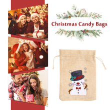 Load image into Gallery viewer, 5D DIY Diamond Painting Christmas Linen Gift Bag Cartoon Home Decor (FD004)
