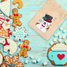 Load image into Gallery viewer, 5D DIY Diamond Painting Christmas Linen Gift Bag Cartoon Home Decor (FD004)
