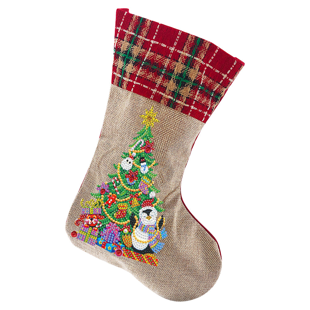 Diamond Painting Christmas Stockings DIY Xmas Mosaic Making Kit (SDW06)