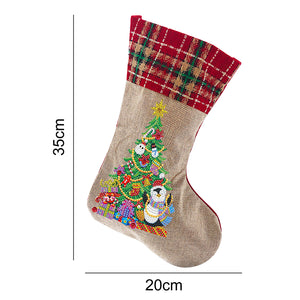Diamond Painting Christmas Stockings DIY Xmas Mosaic Making Kit (SDW06)