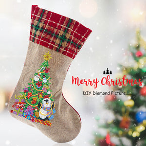 Diamond Painting Christmas Stockings DIY Xmas Mosaic Making Kit (SDW06)