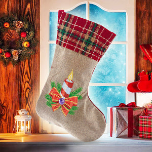 Diamond Painting Christmas Stockings DIY Xmas Mosaic Making Kit (SDW07)