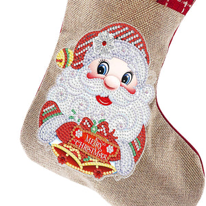 Diamond Painting Christmas Stockings DIY Xmas Mosaic Making Kit (SDW08)