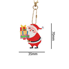 Load image into Gallery viewer, 8pcs DIY Acrylic Full Special Drill Diamond Christmas Keychain Kits (YSK67)
