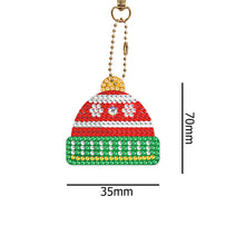 Load image into Gallery viewer, 8pcs DIY Acrylic Full Special Drill Diamond Christmas Keychain Kits (YSK68)
