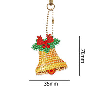Load image into Gallery viewer, 8pcs DIY Acrylic Full Special Drill Diamond Christmas Keychain Kits (YSK69)

