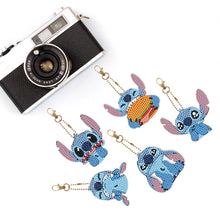 Load image into Gallery viewer, 5pcs DIY Acrylic Full Special Drill Diamond Stitch Keychain Kits (YSK79)
