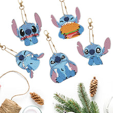 Load image into Gallery viewer, 5pcs DIY Acrylic Full Special Drill Diamond Stitch Keychain Kits (YSK79)
