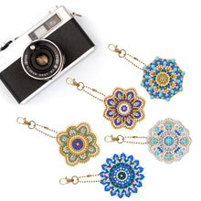 Load image into Gallery viewer, 5pcs DIY Acrylic Full Special Drill Diamond Datura Keychain Kits (YSK080)
