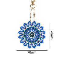 Load image into Gallery viewer, 5pcs DIY Acrylic Full Special Drill Diamond Datura Keychain Kits (YSK080)
