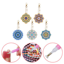Load image into Gallery viewer, 5pcs DIY Acrylic Full Special Drill Diamond Datura Keychain Kits (YSK080)
