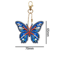 Load image into Gallery viewer, 5pcs DIY Acrylic Full Special Drill Diamond Butterfly Keychain Kit (YSK081)
