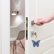 Load image into Gallery viewer, 5pcs DIY Acrylic Full Special Drill Diamond Butterfly Keychain Kit (YSK081)

