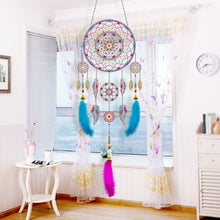 Load image into Gallery viewer, DIY Diamond Painting Dream Catcher Wind Chimes Kit Feather Craft (BMW08)
