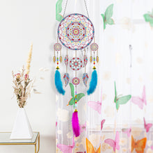 Load image into Gallery viewer, DIY Diamond Painting Dream Catcher Wind Chimes Kit Feather Craft (BMW08)
