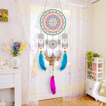 Load image into Gallery viewer, DIY Diamond Painting Dream Catcher Wind Chimes Kit Feather Craft (BMW10)
