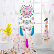 Load image into Gallery viewer, DIY Diamond Painting Dream Catcher Wind Chimes Kit Feather Craft (BMW10)
