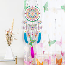 Load image into Gallery viewer, DIY Diamond Painting Dream Catcher Wind Chimes Kit Feather Craft (BMW10)
