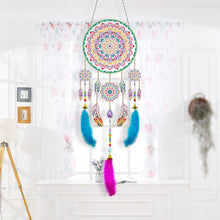 Load image into Gallery viewer, DIY Diamond Painting Dream Catcher Wind Chimes Kit Feather Craft (BMW10)
