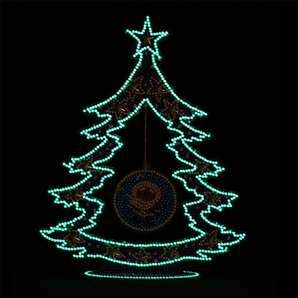 Luminous Christmas Tree Special Shape Art Diamond Painting Ornament Ki –  everydayecrafts