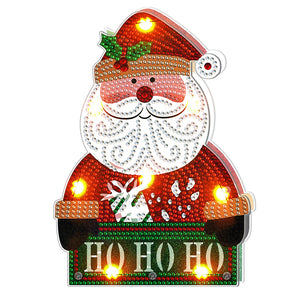 DIY Diamond Painting Light Christmas Tree Snowman Nightlight Lamp (BJD01)