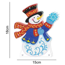 Load image into Gallery viewer, DIY Diamond Painting Light Christmas Tree Snowman Nightlight Lamp (BJD06)
