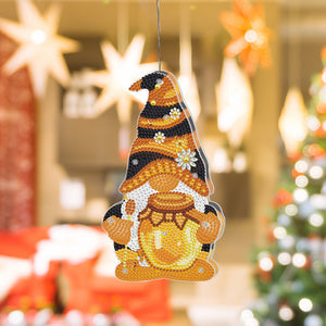 LED Night Hanging Light Goblin Diamond Painting Christmas Ornament (ZXD319)