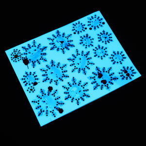 Christmas Crystal Rhinestone Snowflake Sticker DIY Painting Window Decal