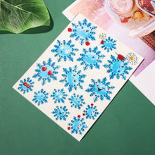 Load image into Gallery viewer, Christmas Crystal Rhinestone Snowflake Sticker DIY Painting Window Decal
