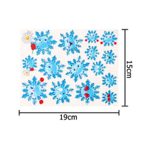 Load image into Gallery viewer, Christmas Crystal Rhinestone Snowflake Sticker DIY Painting Window Decal
