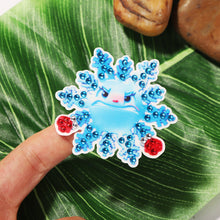 Load image into Gallery viewer, Christmas Crystal Rhinestone Snowflake Sticker DIY Painting Window Decal
