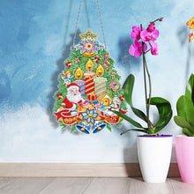 Load image into Gallery viewer, 5D DIY Special Shaped Diamond Painting Xmas Wreath w/ Lamp String (YH26)
