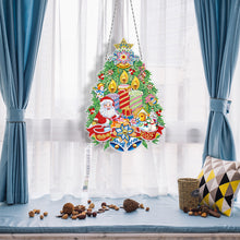 Load image into Gallery viewer, 5D DIY Special Shaped Diamond Painting Xmas Wreath w/ Lamp String (YH26)
