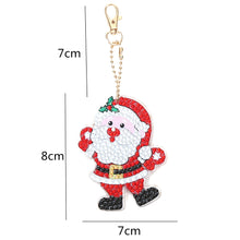 Load image into Gallery viewer, 5pcs DIY Xmas Gifts Full Special Shaped Diamond Painting Keychain (AA912)
