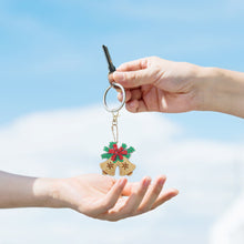 Load image into Gallery viewer, 5pcs DIY Xmas Gifts Full Special Shaped Diamond Painting Keychain (AA912)
