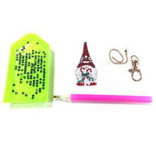 Load image into Gallery viewer, 5pcs DIY Gnomes Full Special Shaped Diamond Painting Keychain Kit (AA913)
