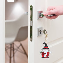 Load image into Gallery viewer, 5pcs DIY Gnomes Full Special Shaped Diamond Painting Keychain Kit (AA914)
