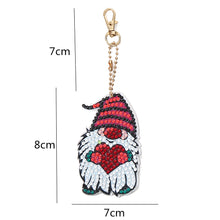 Load image into Gallery viewer, 5pcs DIY Gnomes Full Special Shaped Diamond Painting Keychain Kit (AA914)
