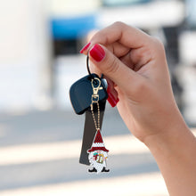 Load image into Gallery viewer, 5pcs DIY Gnomes Full Special Shaped Diamond Painting Keychain Kit (AA914)
