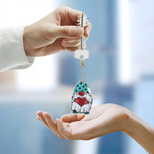 Load image into Gallery viewer, 5pcs DIY Gnomes Full Special Shaped Diamond Painting Keychain Kit (AA914)
