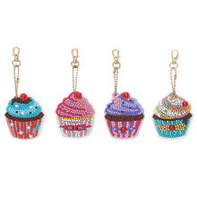 Load image into Gallery viewer, 5pcs DIY Ice Cream Full Special Shaped Diamond Painting Keychain (DZ3079)

