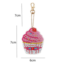 Load image into Gallery viewer, 5pcs DIY Ice Cream Full Special Shaped Diamond Painting Keychain (DZ3079)
